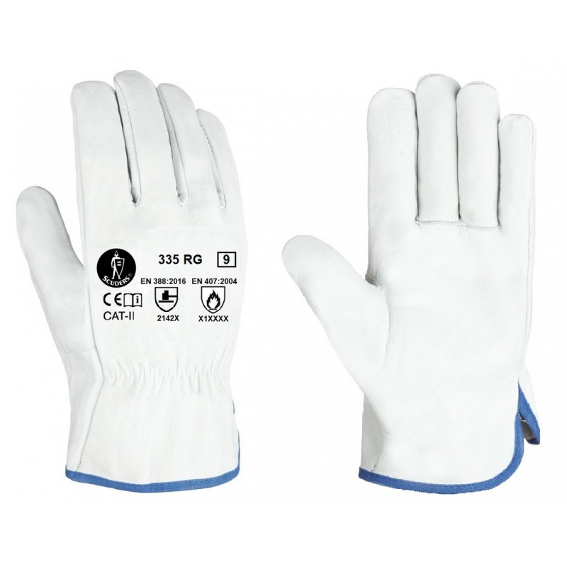 Guantes Piel Flor vacuno 335RG Gris