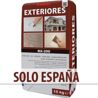 enlucido de exteriores para alisados