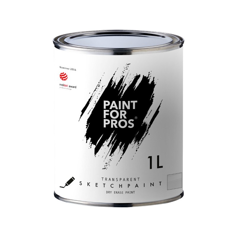 pintura pizarra blanca transparente